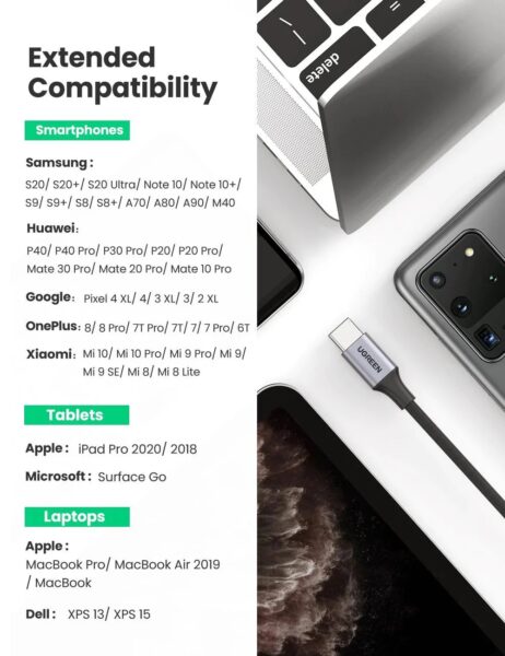UGREEN USB C 轉 3.5mm插孔DAC類型C耳機放大器 (預訂貨品) - Image 8
