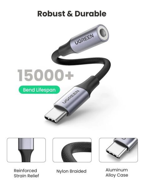 UGREEN USB C 轉 3.5mm插孔DAC類型C耳機放大器 (預訂貨品) - Image 7